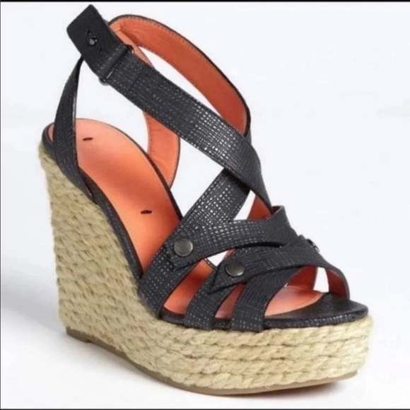 Via Spiga Shoes - Via Spiga Karla Wedge Sandals Espadrilles size 5